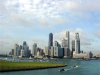 Singapur - financial district